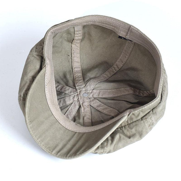 Men's Beret Cotton Tapered Hat - Deck Em Up