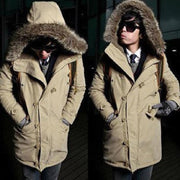 Men's Warm Overcoat Winter Coat Parka Cotton Jackets - Deck Em Up