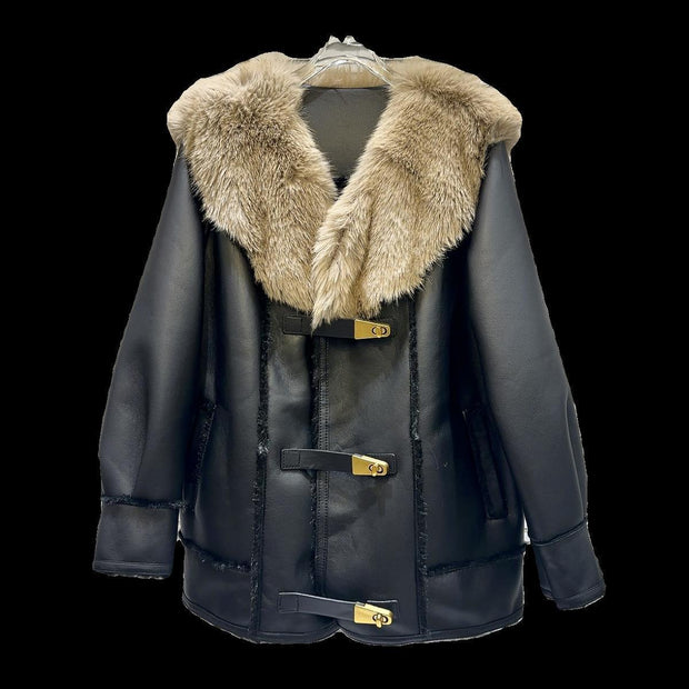 Women's Fashion Special Jacket Leather Coat - Deck Em Up