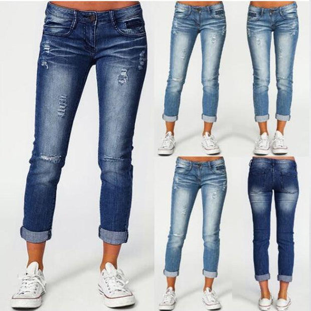 Women's Slim Jeans Hot Sexy Fashion Designer - Deck Em Up