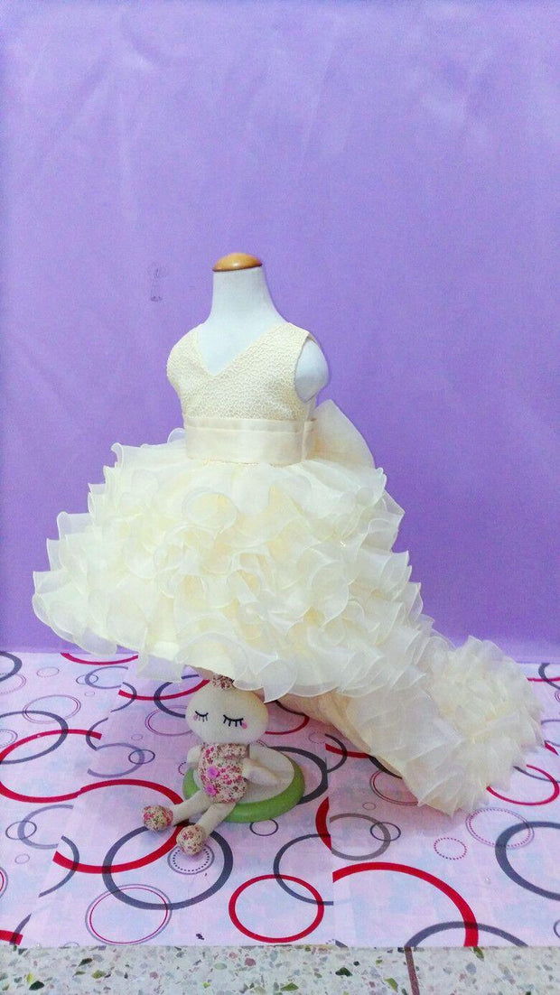 Trailing Dress Flower Girl Tuxedo Small Dress - Deck Em Up