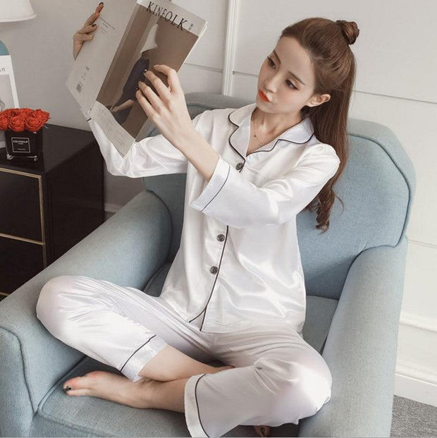 Suit Women Short Sleeve Shorts Pajamas Home Service - Deck Em Up