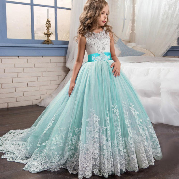 Girl Dress Princess Wedding Dress Children - Deck Em Up