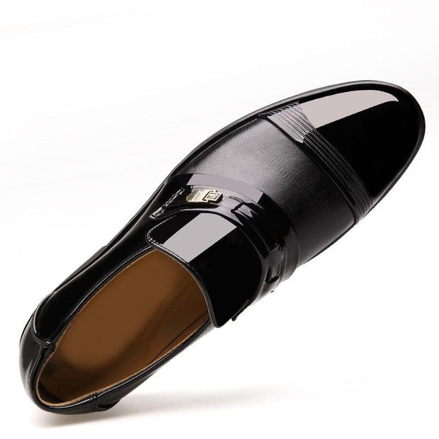 Men's Business Dress Leather Shoes - Deck Em Up
