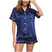 Suit Women Short Sleeve Shorts Pajamas Home Service - Deck Em Up