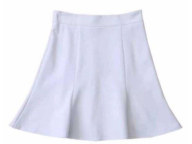 Women's Large Swing All-match Solid Color High Waist Skirt - Deck Em Up