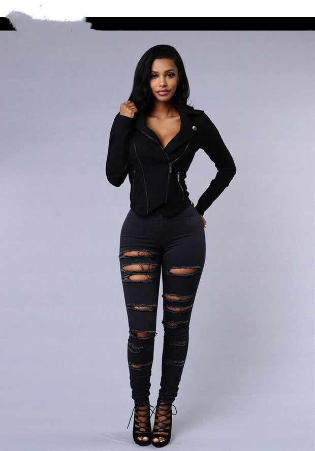 Women's Skinny Jeans Hot Sexy Fashion Designer - Deck Em Up