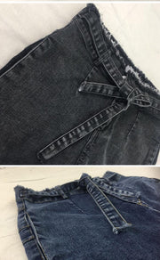 Fringed Jeans Front Bow Designer Sexy Women - Deck Em Up