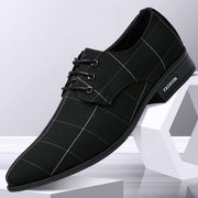 Leather Shoes Men's Business Lace Up British Men's Formal Dress Shoes - Deck Em Up