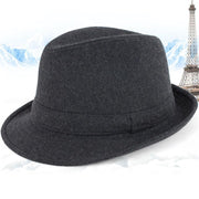 Autumn And Winter Men's Top Hat Woolen Hats, Autumn And Winter Warm Hats, Windproof Hats, Winter Hats For The Elderly In Winter Parisian Styled - Deck Em Up