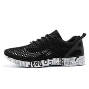 Casual Men's Shoes Breathable Sneakers Match Hollow Lace Board Shoes - Deck Em Up