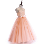 Big Kids Wedding Dress Girls Pettiskirt Lace Dress Costumes - Deck Em Up
