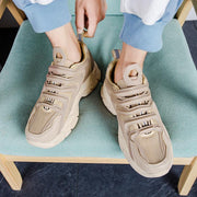 New Four Seasons Casual Breathable Mesh Daddy Shoes - Deck Em Up