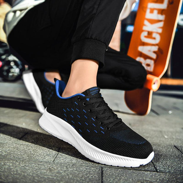 Sports Flying Woven Cold Sticky Ultralight Casual Running Shoes - Deck Em Up