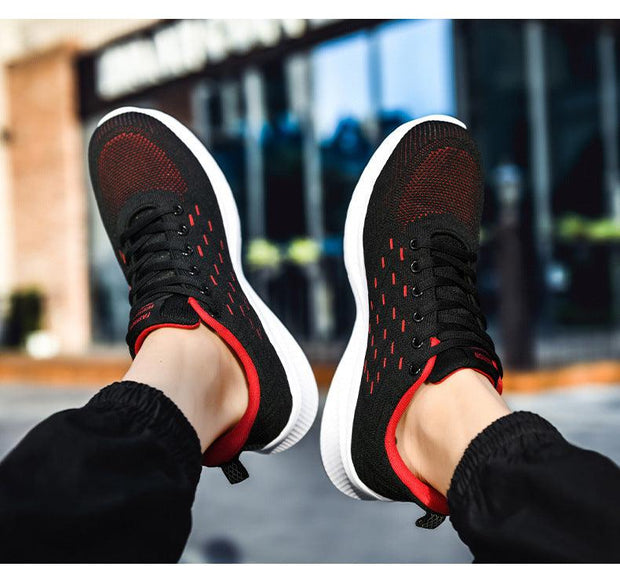 Sports Flying Woven Cold Sticky Ultralight Casual Running Shoes - Deck Em Up