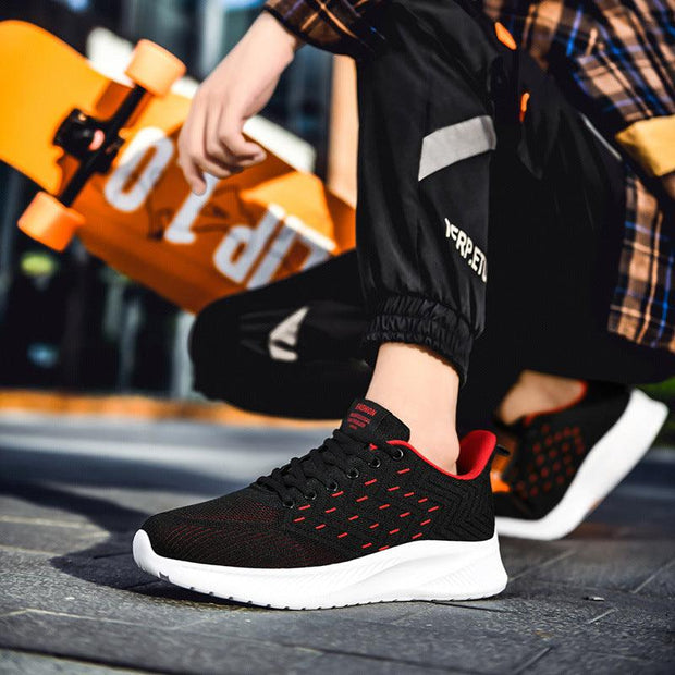 Sports Flying Woven Cold Sticky Ultralight Casual Running Shoes - Deck Em Up