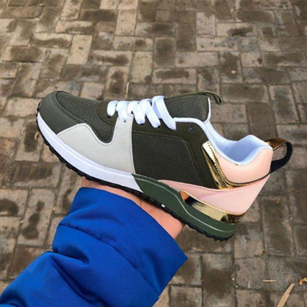 New Summer Breathable Net Shoes Casual Sports Shoes With Increased Thick Sole - Deck Em Up