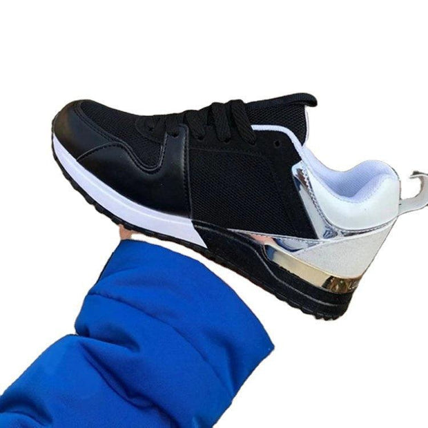 New Summer Breathable Net Shoes Casual Sports Shoes With Increased Thick Sole - Deck Em Up