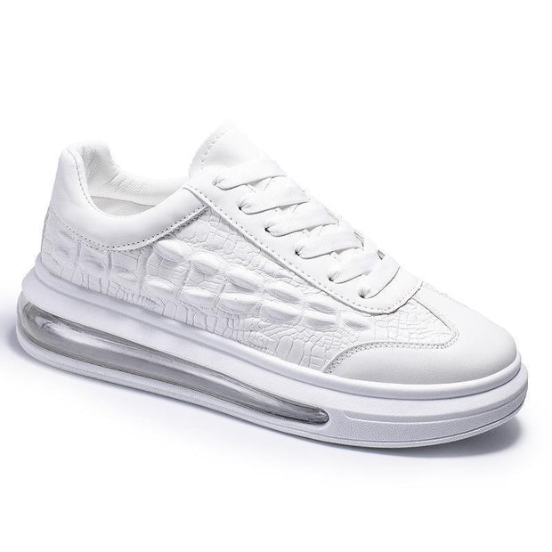Trendy Leather Men's Shoes Fashion Casual Sneakers - Deck Em Up