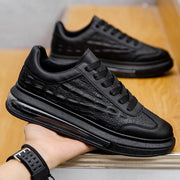 Trendy Leather Men's Shoes Fashion Casual Sneakers - Deck Em Up