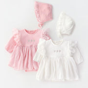 Baby Girl Autumn Dress Baby Princess Dress Red Dress - Deck Em Up