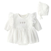 Baby Girl Autumn Dress Baby Princess Dress Red Dress - Deck Em Up