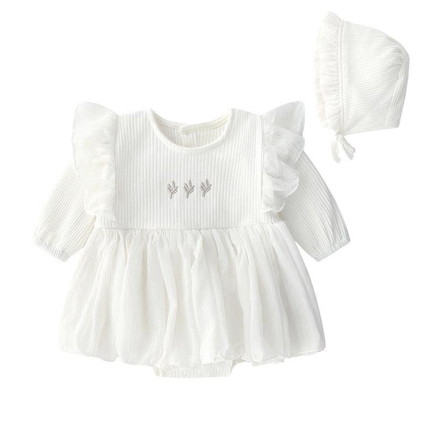 Baby Girl Autumn Dress Baby Princess Dress Red Dress - Deck Em Up