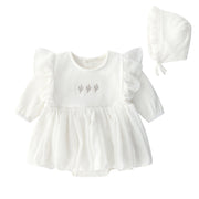 Baby Girl Autumn Dress Baby Princess Dress Red Dress - Deck Em Up