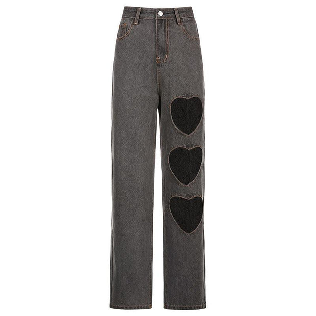 Women Flare Jeans Mid Waist Bell Jeans Stretch Slim Pants Length Jeans Fashion Design Vintage Wide Leg Denim Trousers Hole Jeans - Deck Em Up