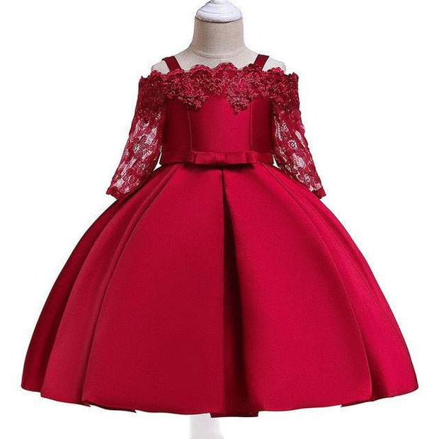 Kids Girls Dress Toddler Tops Skirts Kid Clothes Children Princess Elegant Designer - Deck Em Up