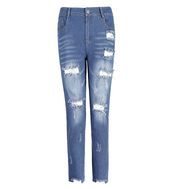 Women's Jeans, Pierced Feet, Mid-Rise Jeans - Deck Em Up