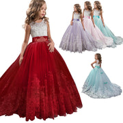 Girl Dress Princess Wedding Dress Children - Deck Em Up