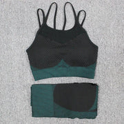 Seamless Tight-fitting Hips And Abdomen Quick-drying Fitness Yoga Clothing Set - Deck Em Up