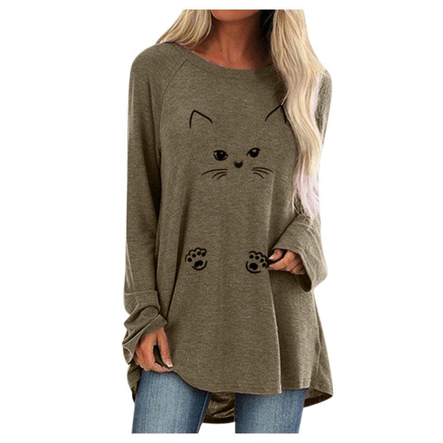 Lady Dresses Cat Whiskers & Paws - Deck Em Up
