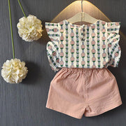 Kids Baby Girls Clothes New Short Sleeve T-Shirt Pants Dress - Deck Em Up