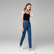 Stretch Striped Jeans Hot Sexy Fashion Designer Women - Deck Em Up