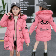 Girls' Cotton-Padded Jackets Hooded Colored Elegant Beautiful Style Fashion - Deck Em Up