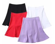 Women's Large Swing All-match Solid Color High Waist Skirt - Deck Em Up