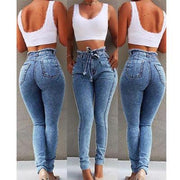 Fringed Jeans Front Bow Designer Sexy Women - Deck Em Up