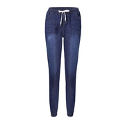 Lantern Jeans Women Sexy Style Three Quarter Lace Bow - Deck Em Up