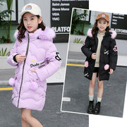 Girls' Cotton-Padded Jackets Hooded Colored Elegant Beautiful Style Fashion - Deck Em Up