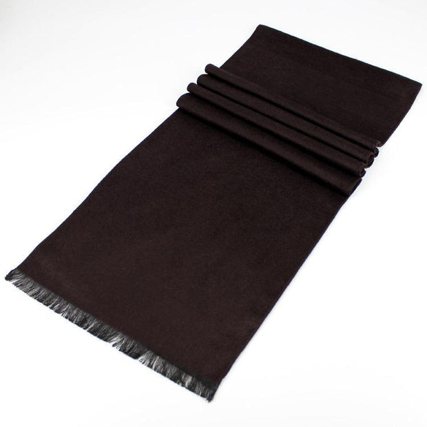 New Men's Scarf Korean American Tide Winter-silk Brushed Silk Scarf Color Warm Scarf for Men - Deck Em Up