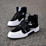 Camouflage High-Top Lace-Up Shoe - Deck Em Up
