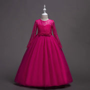 Kids Long Flower Girl Dress Dress - Deck Em Up