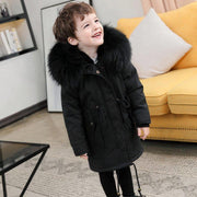 Children's Jackets Girls' Clothes Boys And Babies Big Fur Collar - Deck Em Up