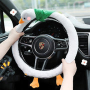 Car Steering Wheel Cover Cute Trendy Personality Cartoon Animal - Deck Em Up
