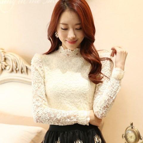 Beautiful Woman Sexy Base Shirt T-Shirt Western Style Small Shirt All-Match Top - Deck Em Up