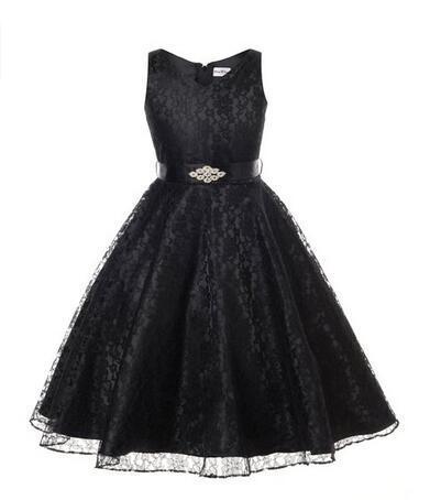Kids Girls Dress Children Costume Girls Dress Lace Dress Tong - Deck Em Up