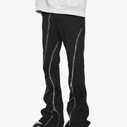 Hip Hop Zipper Split Jeans Men - Deck Em Up
