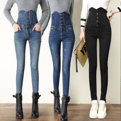High Waist Jeans Womens Hot Sexy Fit - Deck Em Up